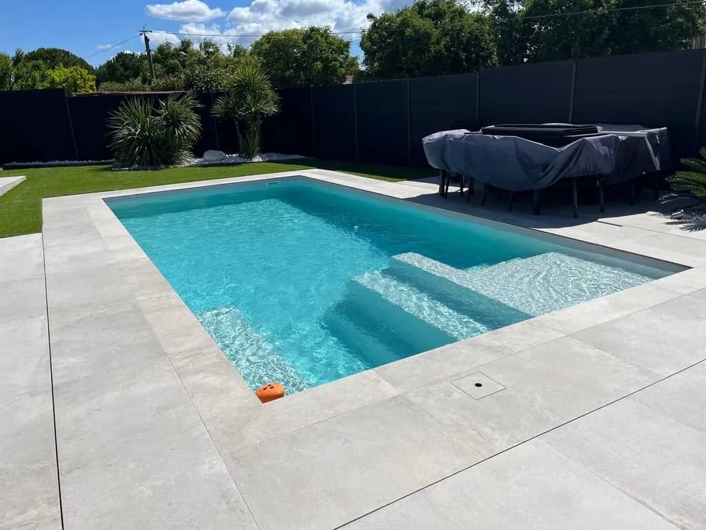 Instalación piscina Sunset 8 × 4 en Valencia
